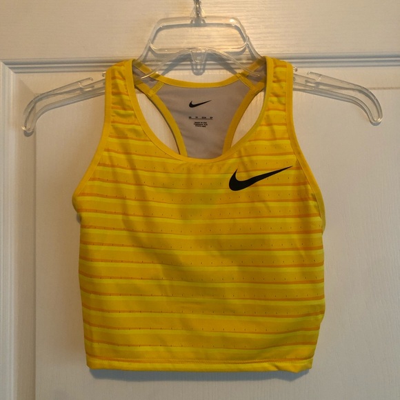 Womens Nike Pro Elite Crop Top Size XS Made in USA CW2581-739 Very Rare. - Picture 1 of 11